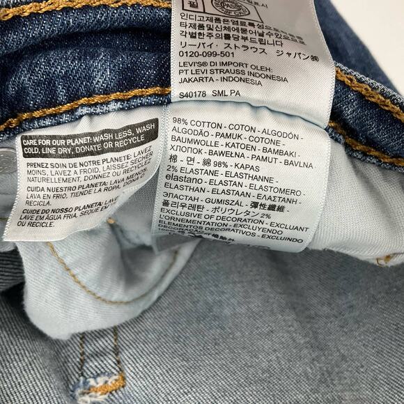 Levis 505 Regular Fit Jeans Blue Men's 40x30 - Picture 3 of 7